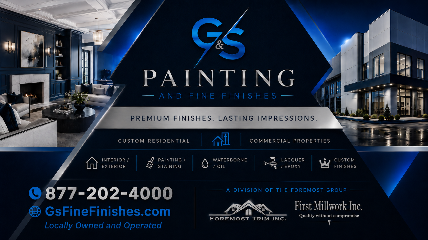 G&S Painting and Fine Finishes – custom residential and commercial painting
